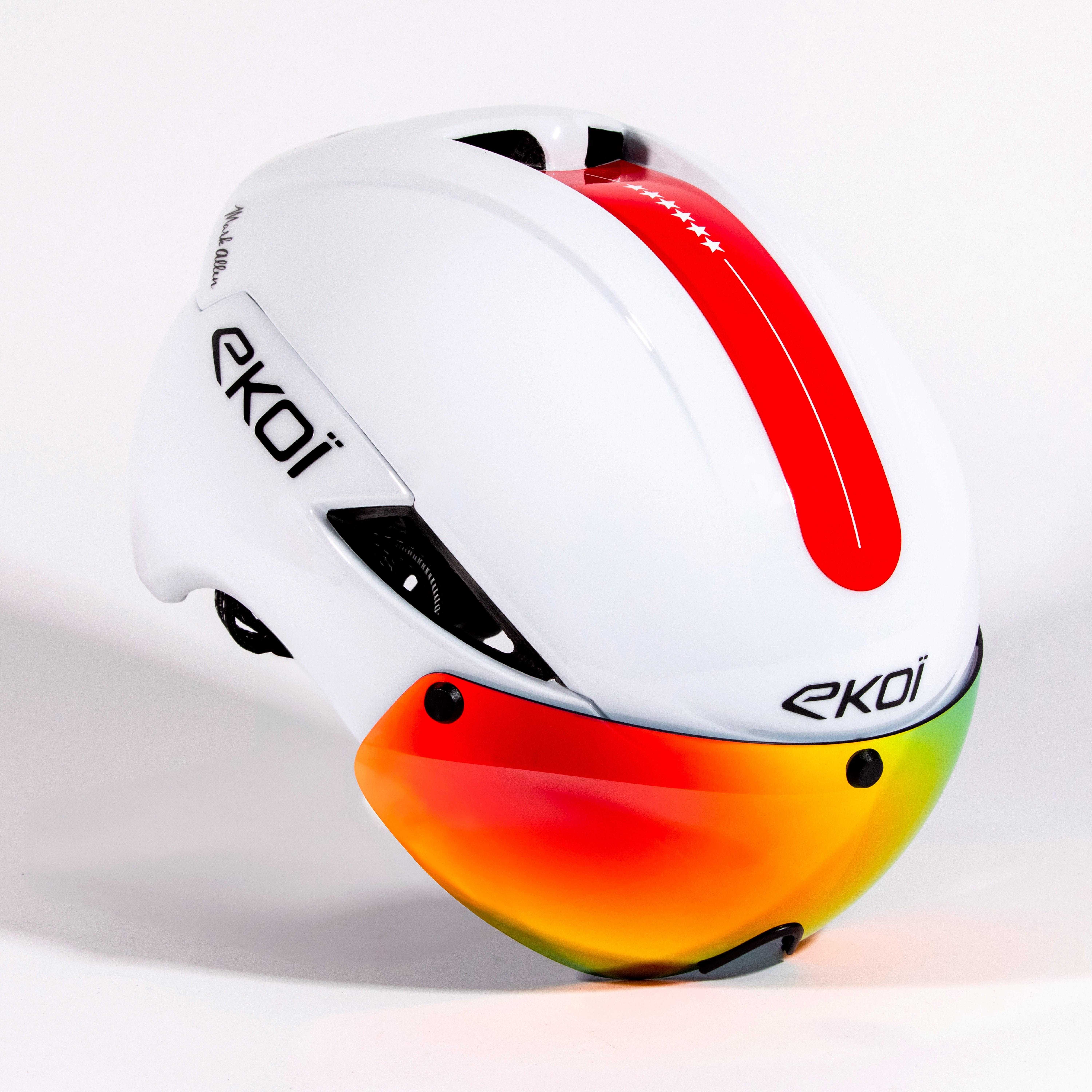 Casco Ekoi Perf Aero Mark Allen Ltd Revo Rojo Cat Ekoi