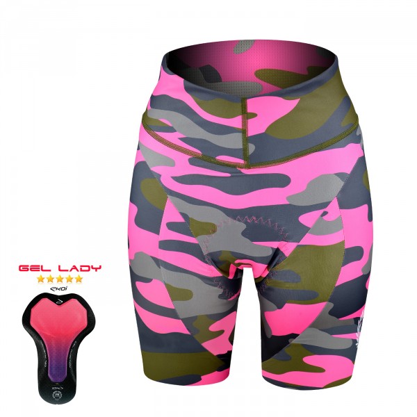 Ladies Bibshorts Gel EKOI JUST FOR HER KAMO PINK Ladies Bibshorts Gel EKOI JUST FOR HER KAMO PINK