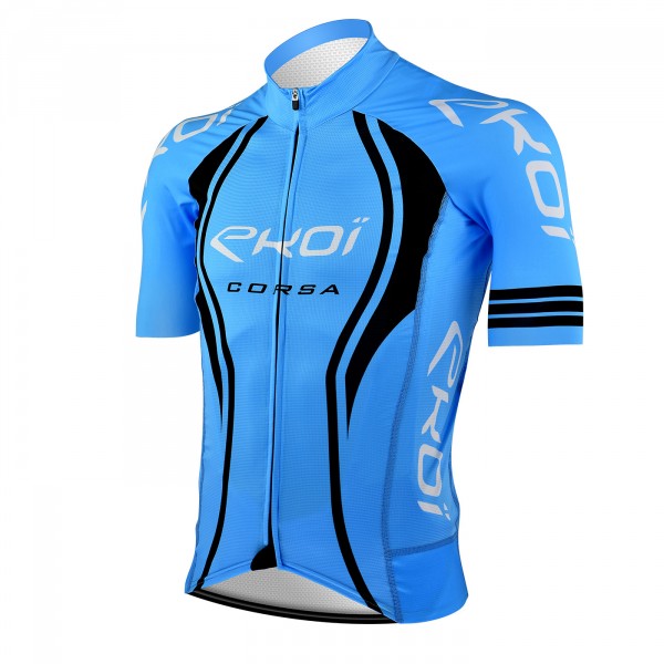 maillot vélo ekoi corsa ltd bleu