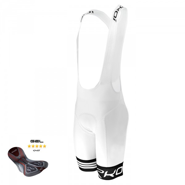 Bibshorts EKOI GEL CORSA White Bibshorts EKOI GEL CORSA White