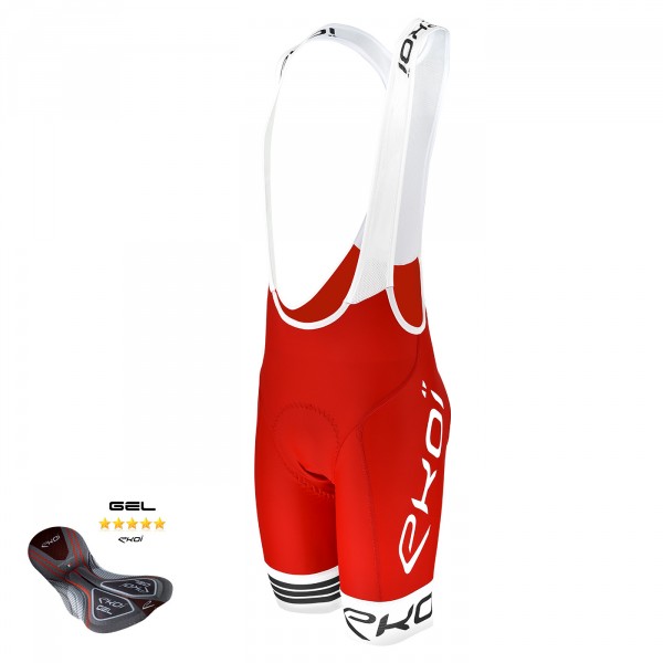 Cuissard EKOI GEL CORSA LTD Rouge Cuissard EKOI GEL CORSA LTD Rouge