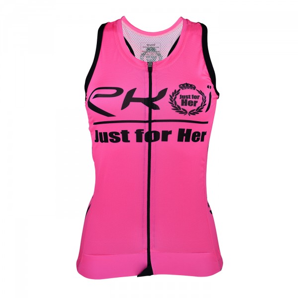 TANK TOP EKOI LADY JUST FOR HER PINK/BLACK TANK TOP EKOI LADY JUST FOR HER PINK/BLACK