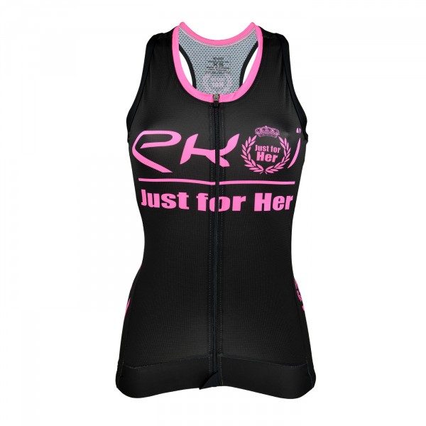 TANK TOP EKOI LADY JUST FOR HER BLACK/PINK TANK TOP EKOI LADY JUST FOR HER BLACK/PINK