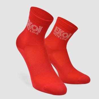 Dámské Ponožky Femme Ekoï Sara červené