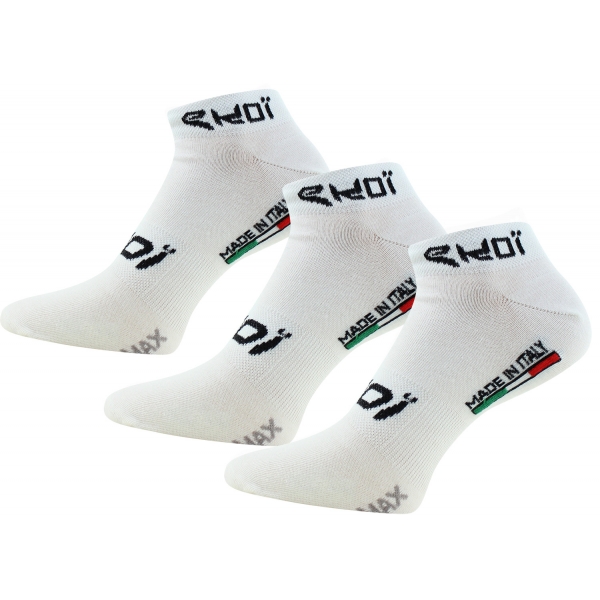 Pack 3 Socquettes courtes EKOI COOLMAX Blanches Pack 3 Socquettes courtes EKOI COOLMAX Blanches