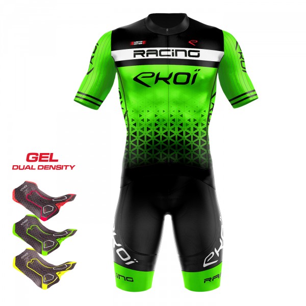 Uitrusting 3D GEL EKOI LTD RACING fluogroen Uitrusting 3D GEL EKOI LTD RACING fluogroen