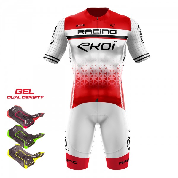 Gear 3D GEL EKOI LTD RACING White/Red Gear 3D GEL EKOI LTD RACING White/Red