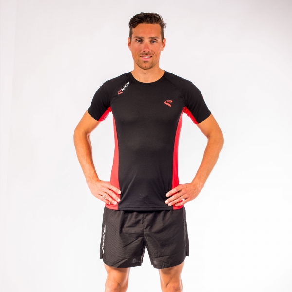 Tshirt EKOI RUN Cool manches courtes Noir Tshirt EKOI RUN Cool manches courtes Noir