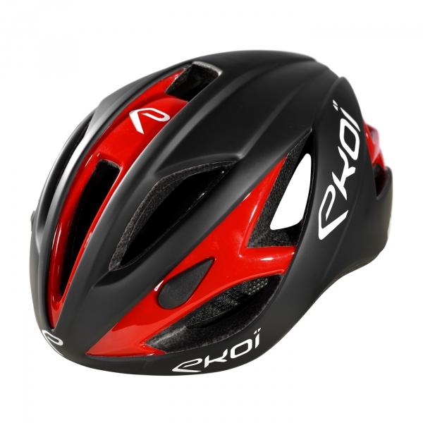 Helm EKOI AR13 Mat Zwart Rood Helm EKOI AR13 Mat Zwart Rood