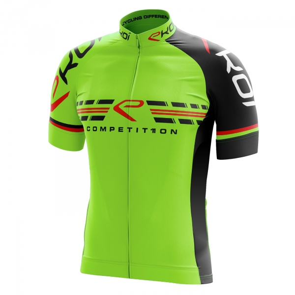 Fietsshirt EKOI COMP11 Groen Zwart Fietsshirt EKOI COMP11 Groen Zwart