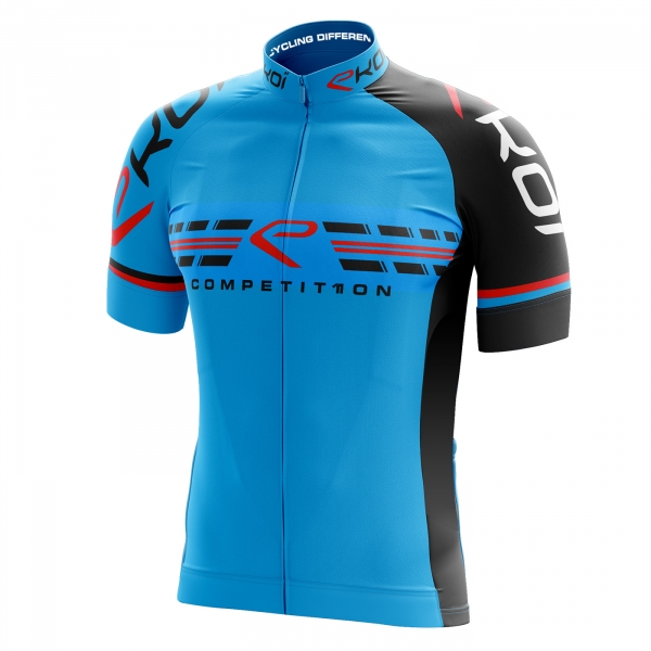 Fietsshirt EKOI COMP11 Blauw Zwart Fietsshirt EKOI COMP11 Blauw Zwart