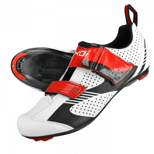 chaussures triathlon ekoi tri one evo blanc