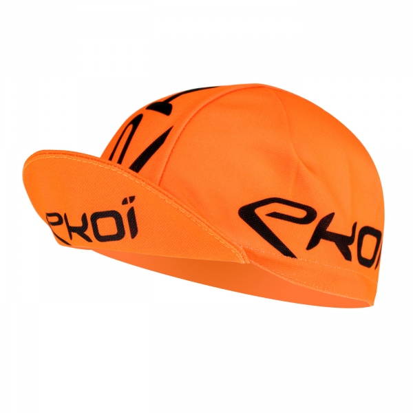 Casquette vélo EKOI Route Orange fluo Casquette vélo EKOI Route Orange fluo