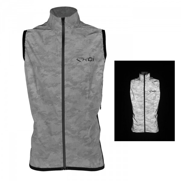 Gilet EKOI REFLECTIVE 360 SENZA MANICCHE Gilet EKOI REFLECTIVE 360 SENZA MANICCHE