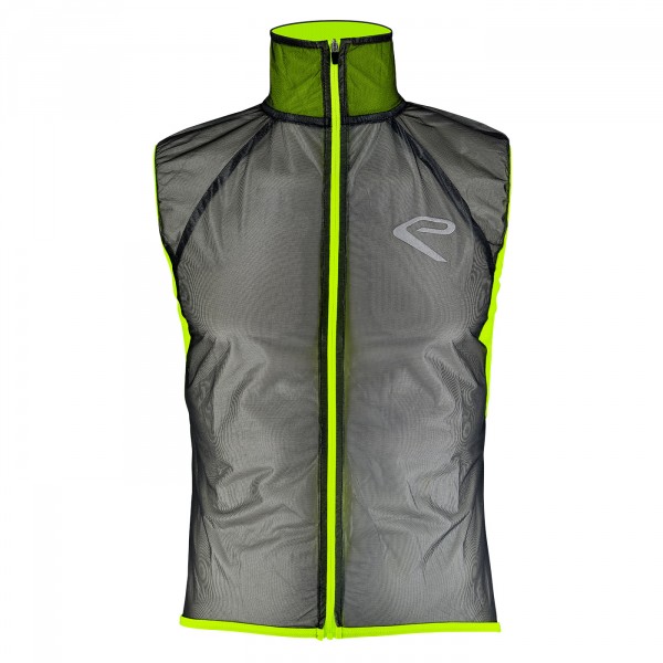 Gilet de pluie EKOI Translucide Noir Jaune Gilet de pluie EKOI Translucide Noir Jaune