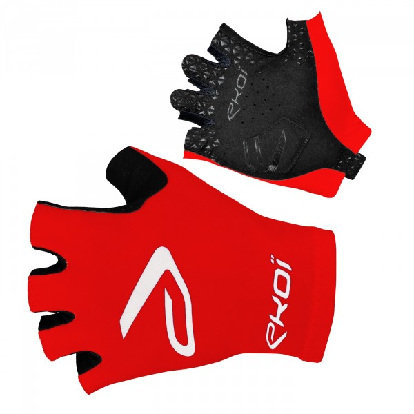 EKOI SAT red short fingered cycling gloves EKOI SAT red short fingered cycling gloves
