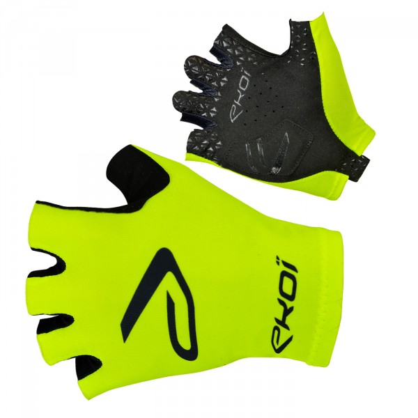 Gants vélo route SAT EKOI Jaune fluo Gants vélo route SAT EKOI Jaune fluo