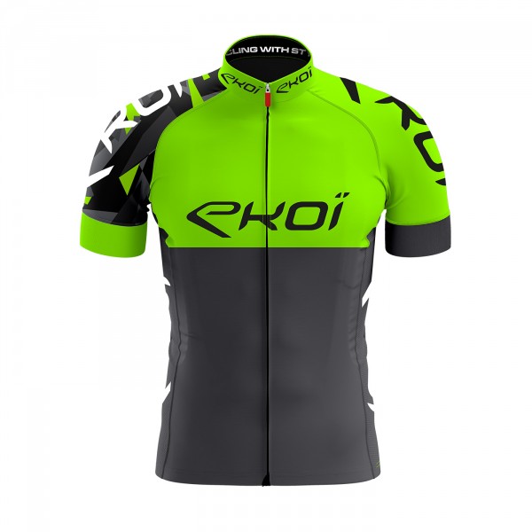 Shirt EKOI TEAM fluo groen Shirt EKOI TEAM fluo groen