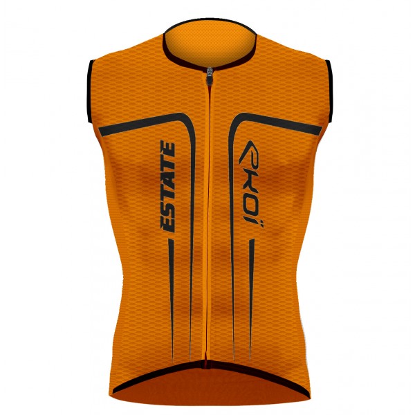 Maglia EKOI ESTATE senza maniche Arancione fluo Maglia EKOI ESTATE senza maniche Arancione fluo