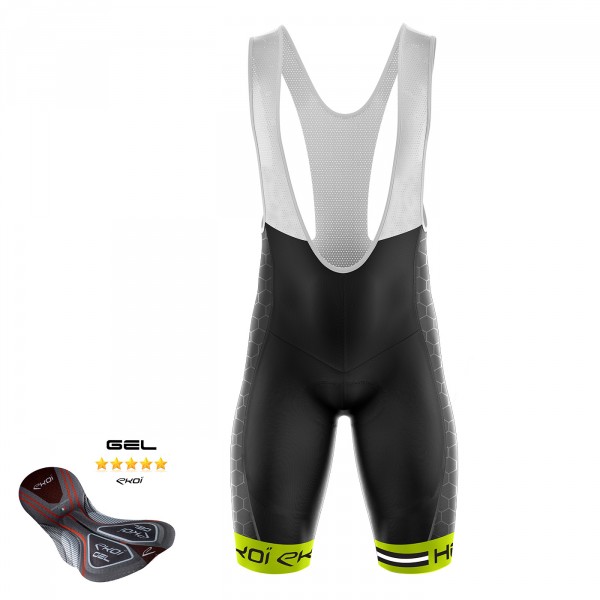 Cuissard Gel injecté EKOI HEXA Jaune fluo Cuissard Gel injecté EKOI HEXA Jaune fluo