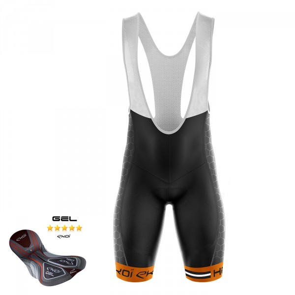 Cuissard Gel injecté EKOI HEXA Orange fluo Cuissard Gel injecté EKOI HEXA Orange fluo