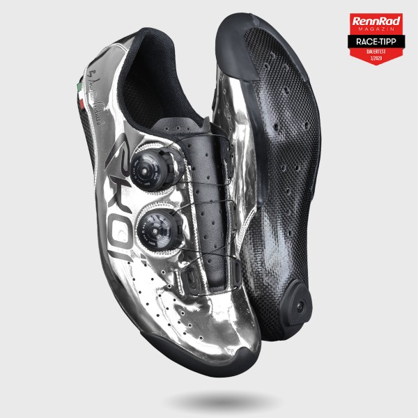chaussures ekoi carbonio prochromo silver