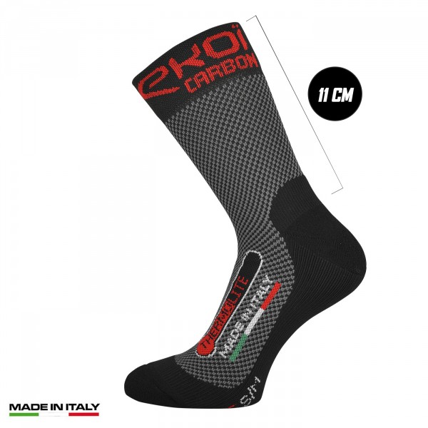 Chaussettes hiver EKOI Thermolite 11cm CARBON FIBER 2 Chaussettes hiver EKOI Thermolite 11cm CARBON FIBER 2
