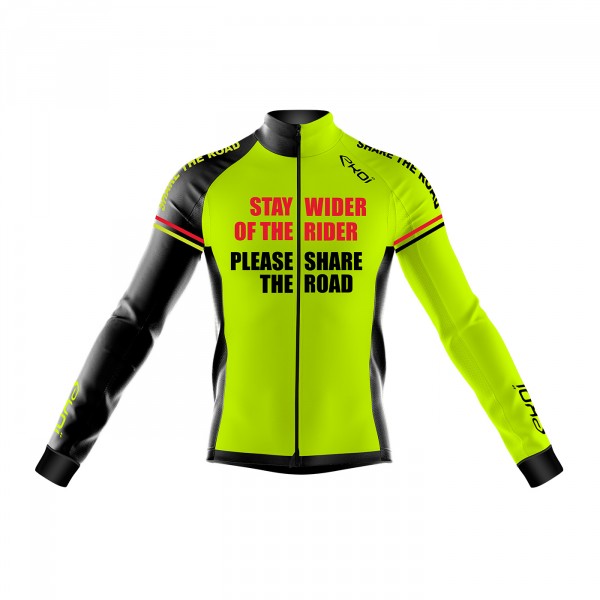 Trøje vinter EKOI STAY WIDER neongul Trøje vinter EKOI STAY WIDER neongul