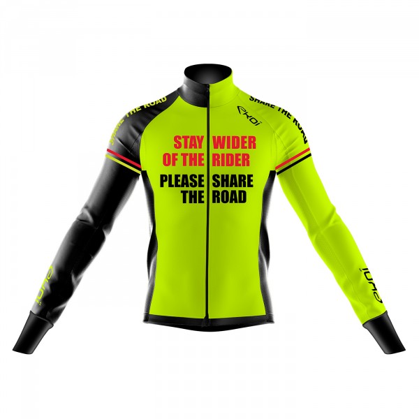 Termojakke STAY WIDER neongul Termojakke STAY WIDER neongul