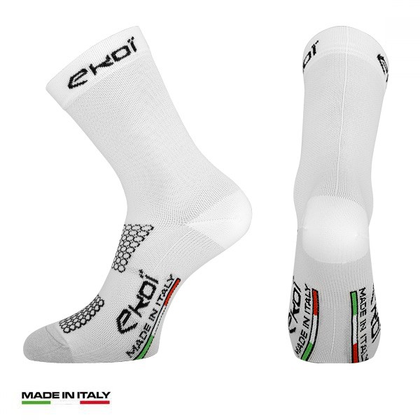 Chaussettes été EKOI CARBON CONCEPT Blanc Noir Chaussettes été EKOI CARBON CONCEPT Blanc Noir