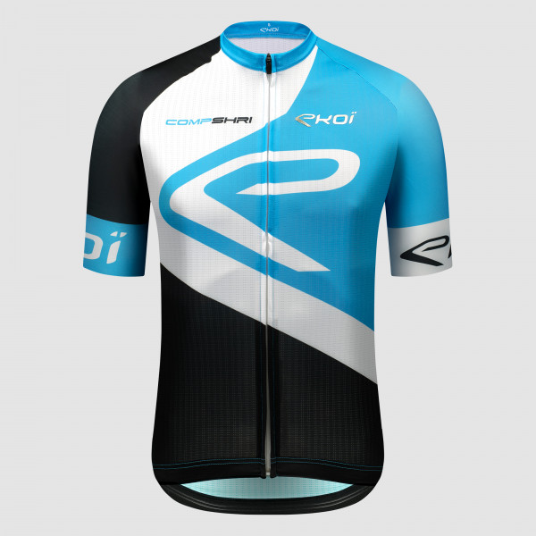 Maillot vélo EKOI SHR1 Bleu Blanc