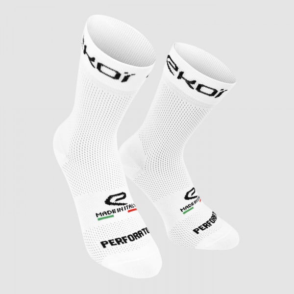 Photo Chaussettes été EKOI PERFORATO Team Blanches