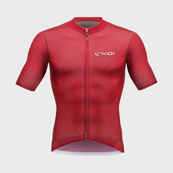 Maillot vélo EKOI MERINOS EVO ROUGE