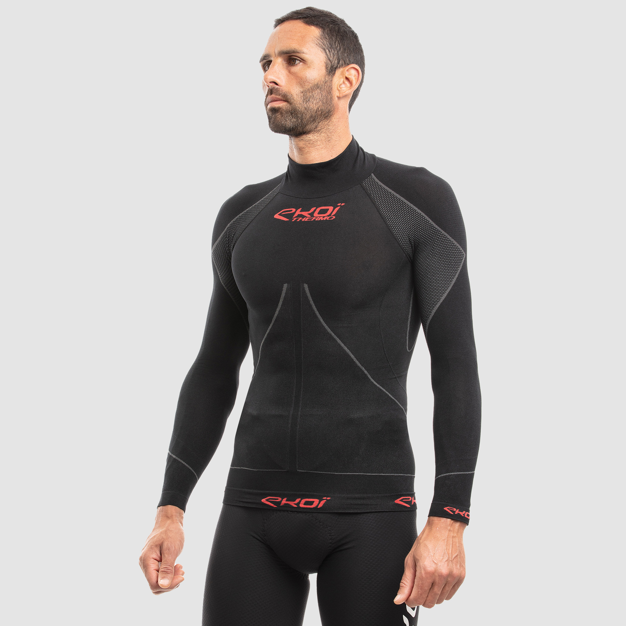 Damart Sport Maillot Thermolactyl 1/2 Zip Body 4 M homme pas cher