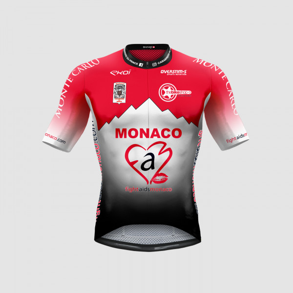 Photo MAILLOT PRO TEAM FIGHT AIDS MONACO BY EKOI