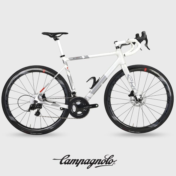 EKOI by DE ROSA VENTI Bicicleta de carretera de carbono blanca Campagnolo