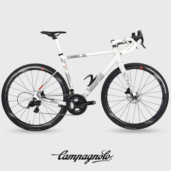 Vélo de route carbone EKOI by DE ROSA VENTI Campagnolo Blanc