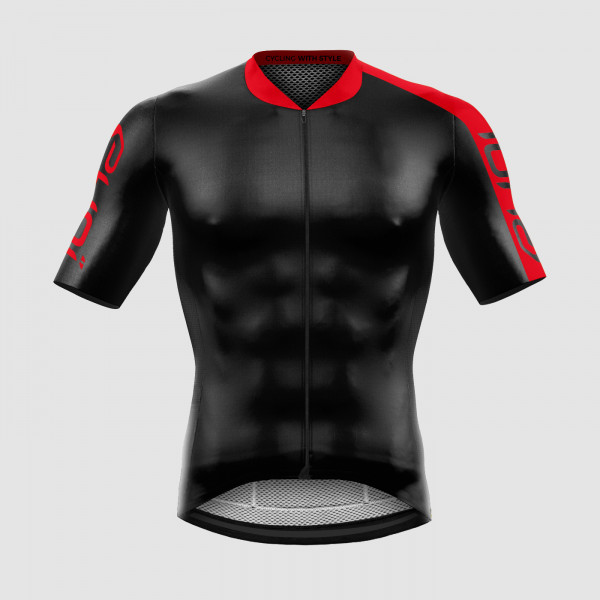 Maillot été EKOI ROAD Noir Rouge