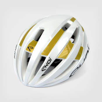 ヘルメット EKOI GARA ホワイト/ゴールド