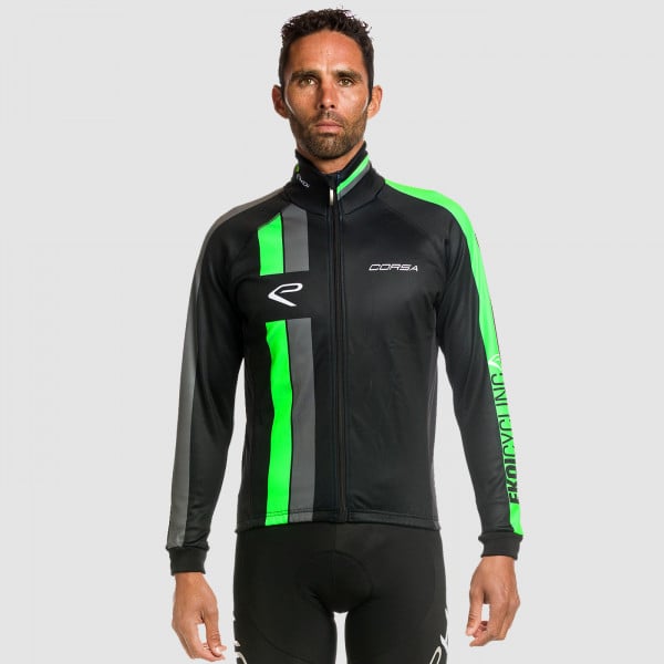 Photo Veste thermique EKOI CORSA Noir Vert