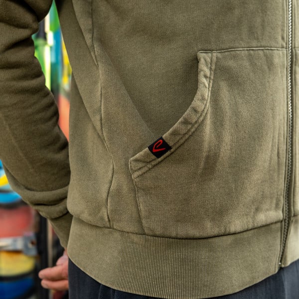 Sweat Zip Spirit EKOI Kaki