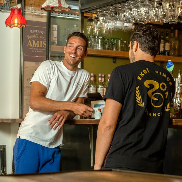 T-Shirt EKOI TEE 2001 CLASSIC Blanc