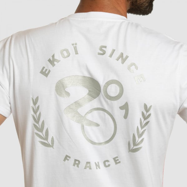 T-Shirt EKOI TEE 2001 CLASSIC Blanc