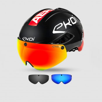 Helmet EKOI AERO16 Black/Red