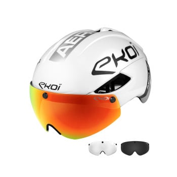 Kask EKOI AERO16 Biało Szary
