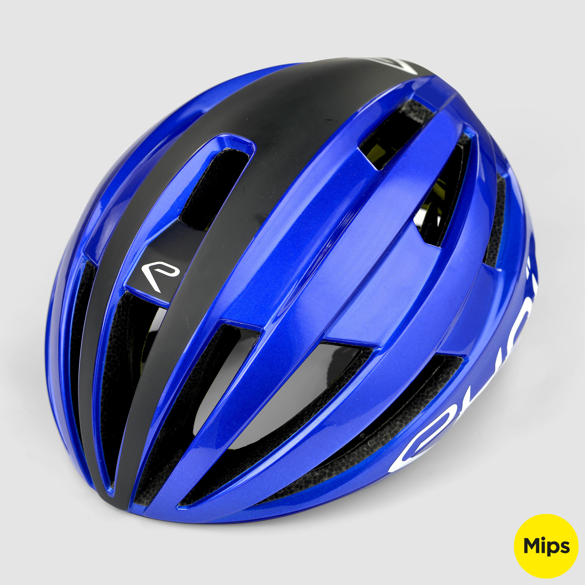 royal blue bike helmet