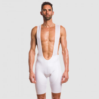 Bib-shorts EKOI 3D GEL PERF hvid
