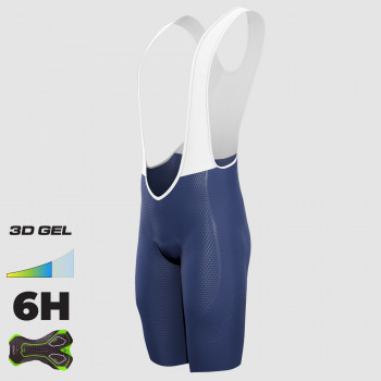 Bib-shorts PERF 3D GEL marine blå