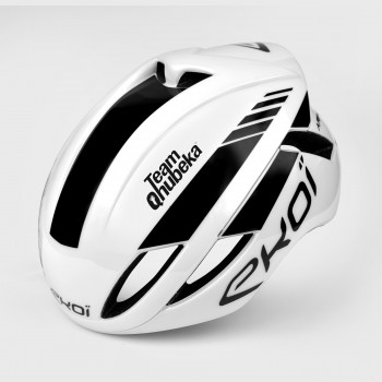 ヘルメット EKOI AERO14 LTD Team QHUBEKA ホワイト ブラック