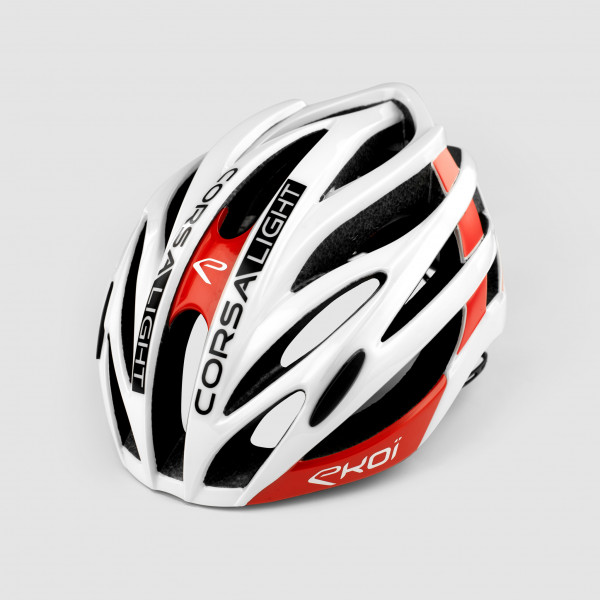 Casque EKOI Start CORSA LIGHT Blanc Rouge
